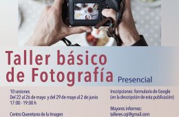 Taller básico de fotografía (presencial)