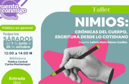 Nimios crónicas del cuerpo, escrituras desde lo cotidiano