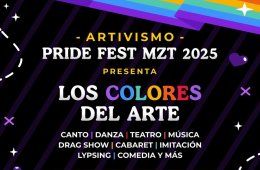 Artivismo pride fest MZT 2025. Los colores del arte