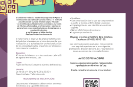 Taller de Cine: Realización de Cine Documental