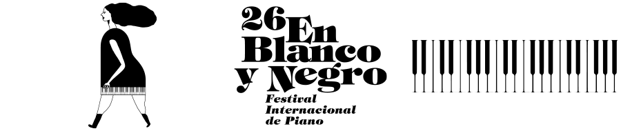 26 Festival Internacional De Piano En Blanco y Negro