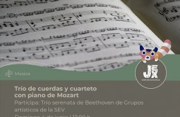 Trío de cuerdas y cuarteto con piano de Mozart