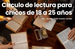 Círculo de lectura para chicos de 18 a 25 años
