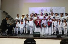 Felices de celebrar con música nuestros 500 años: Coro de la ciudad de Perote, Ver.
