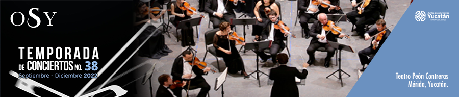 Temporadas de conciertos Septiembre - Diciembre de la OSY