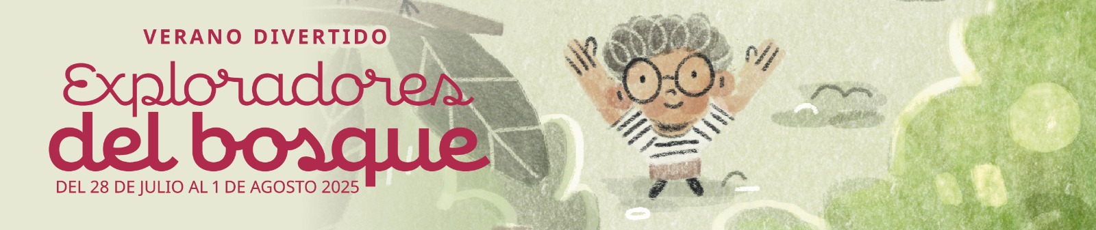 Imagen de portada del ciclo Verano más divertido. Exploradores del bosque
