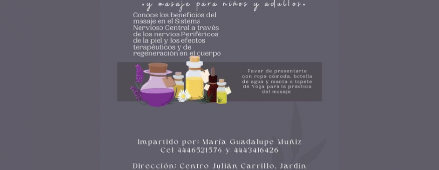 Aromaterapia y Masaje para Niños y Adultos