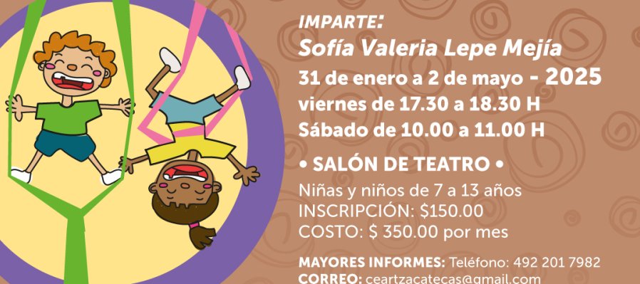Danza aérea para niños