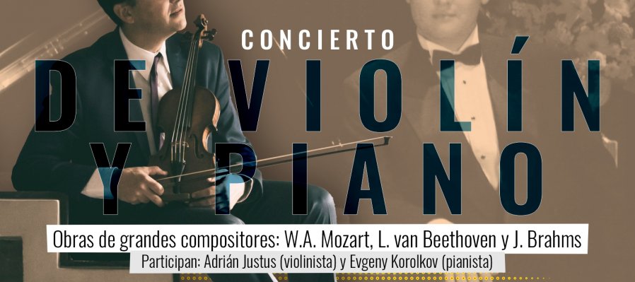 CONCIERTO VIOLÍN Y PIANO