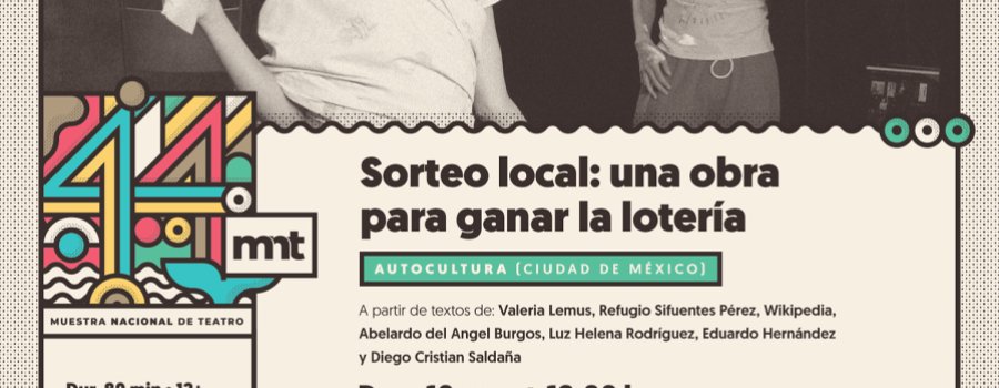 Sorteo local: Una obra para ganar la lotería