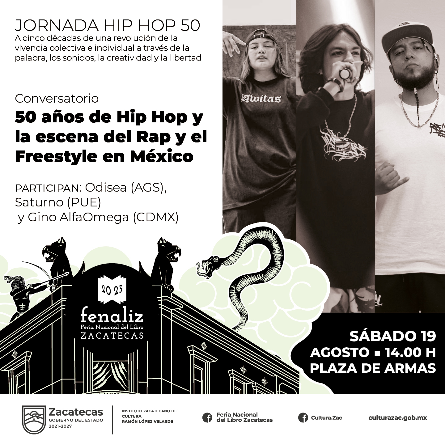 Conversatorio 50 años del Hip Hop y la escena del Rap