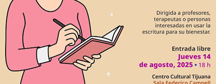 Charla -Taller de Escritura Terapéutica