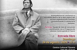 Imagen muestra de la actividad Lectura en voz alta: Julio Cortázar