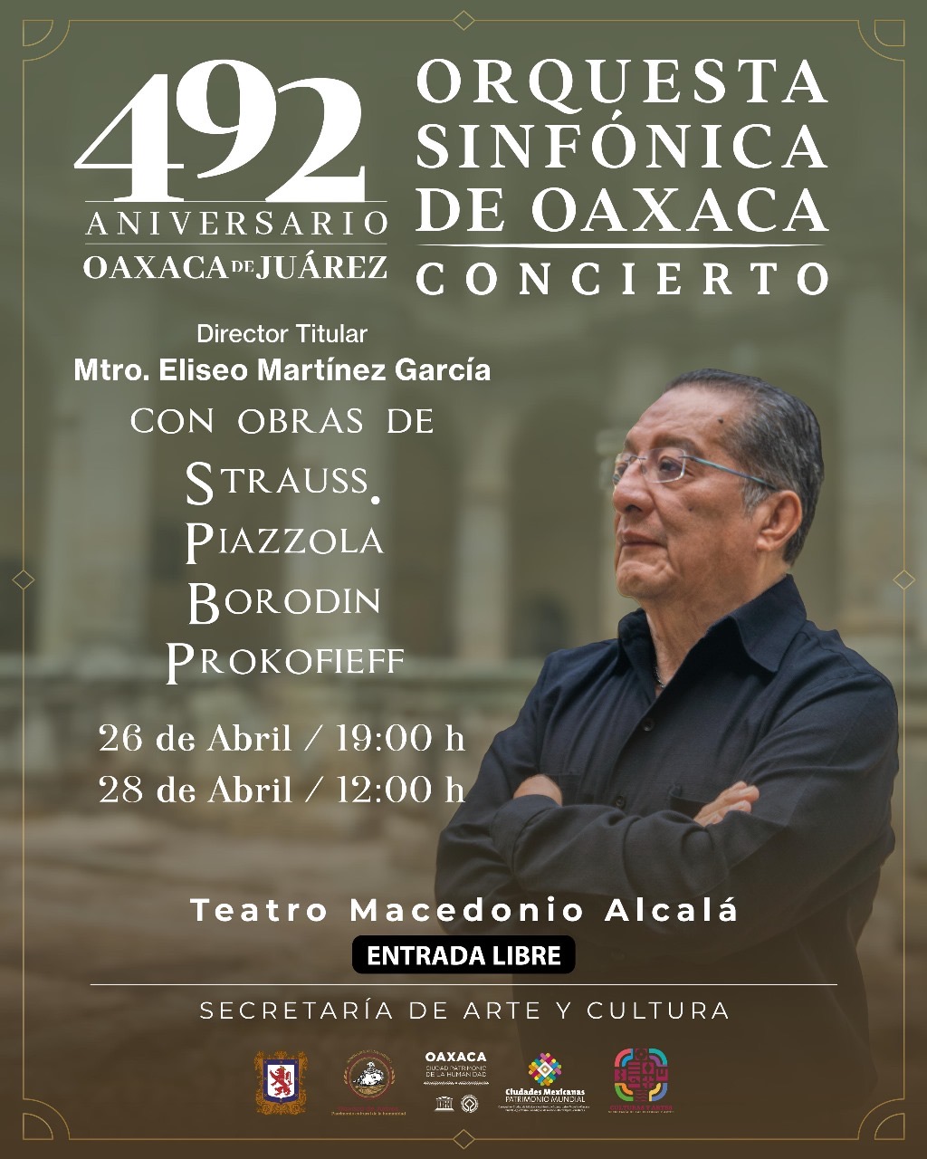 Imagen muestra de la actividad Concierto 2 Orquesta Sinfónica de Oaxaca