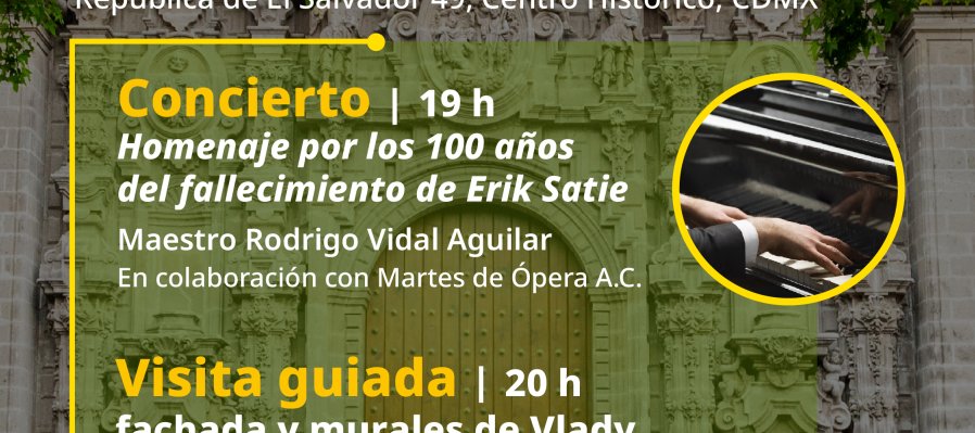 Noche de Museos SHCP | Visita guiada y Concierto | 28 Mayo 2025