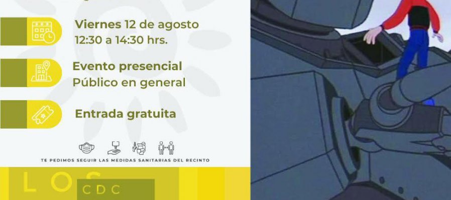 Cinema chínelo- matiné. Película: gigante de hierro.