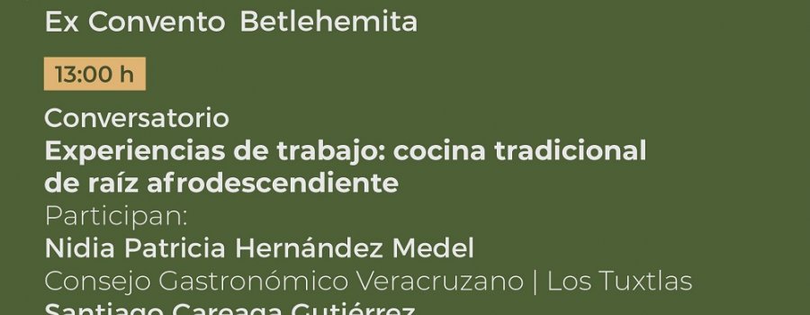 Experiencias de trabajo: cocina tradicional de raíz afrodescendiente