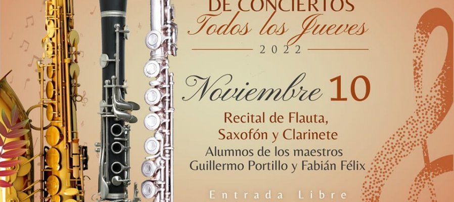 Flauta, Saxofón y Clarinete