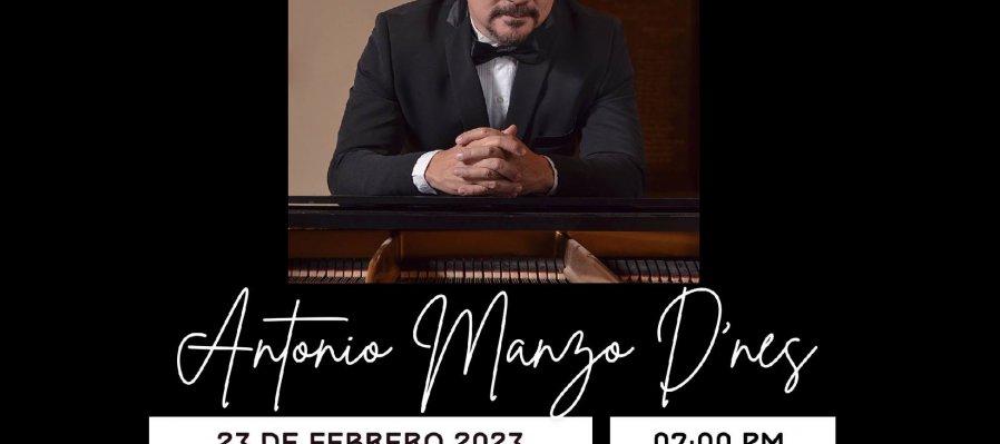 Recital de piano: Antonio Manzo Dnes