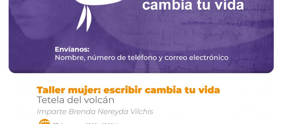 Mujer: escribir cambia tu vida