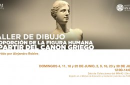Imagen muestra de la actividad: Taller de dibujo: Proporción de la figura humana a partir del Canon Griego