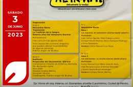 Imagen muestra de la actividad: Revista Alarma! sexagésimo aniversario