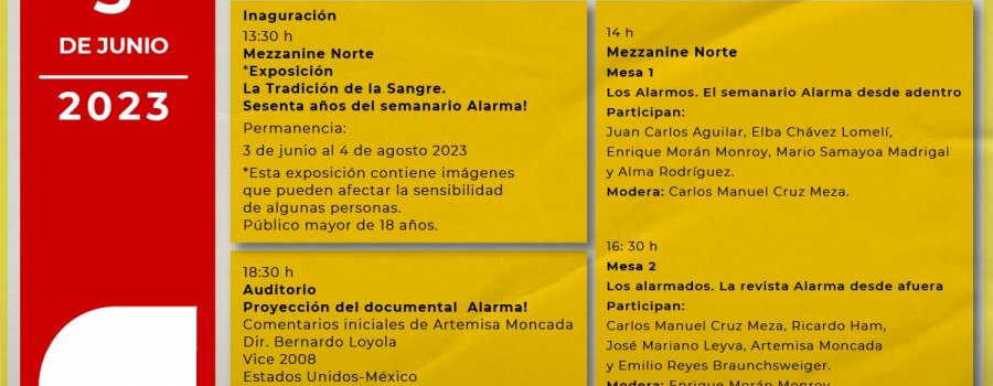 Revista Alarma! sexagésimo aniversario
