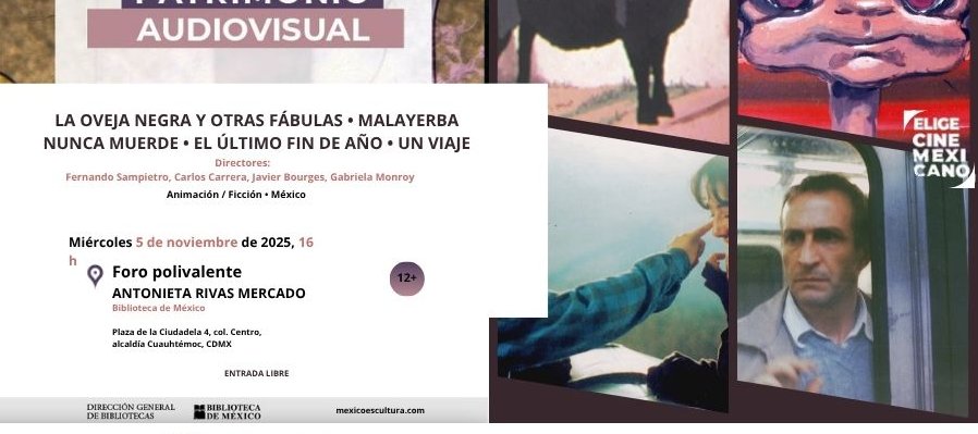 La oveja negra y otras fábulas, Malayerba nunca muerde, El último fin de año y Un viaje