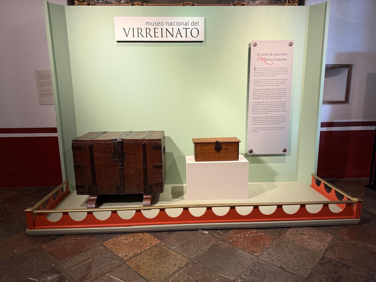 Imagen muestra de la actividad El arte de guardar en la Nueva España Exposición temática de gabinete