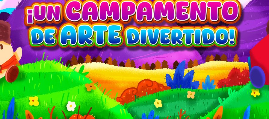 ¡Un campamento de arte divertido!
