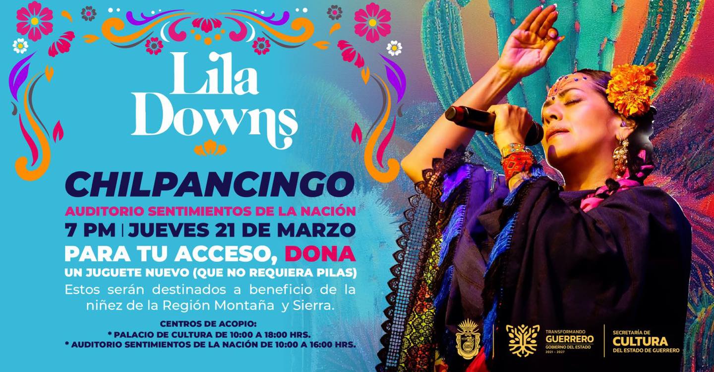 Imagen muestra de la actividad Lila Downs