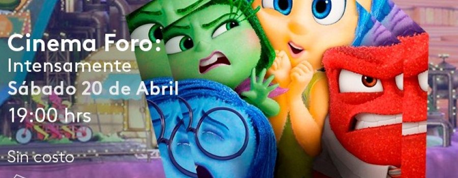 Cinema Foro: Intensamente