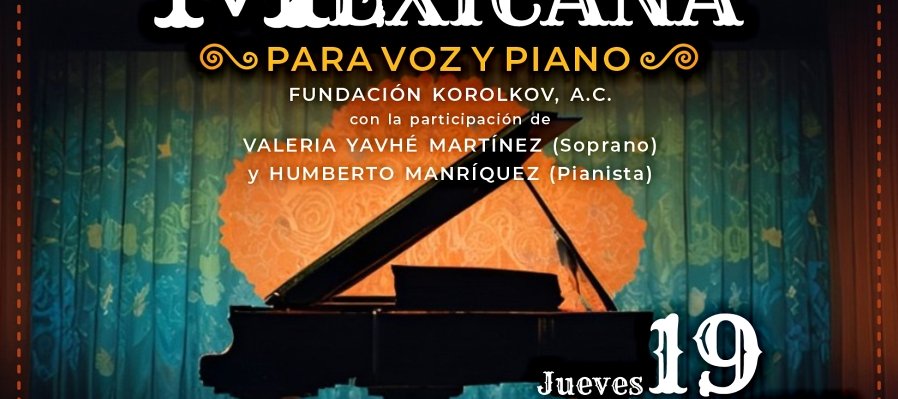 Música mexicana para voz y piano