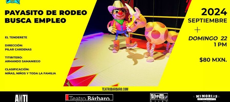 Payasito de rodeo busca empleo