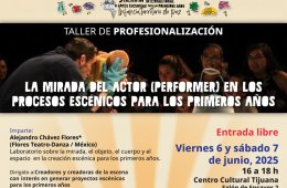 Imagen muestra de la actividad La mirada del actor en los procesos escénicos para los p...