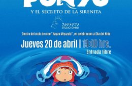 Imagen muestra de la actividad: Proyección de la película "Ponyo, y el secreto de la sirenita"