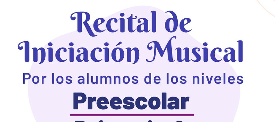 Recital de iniciación musical