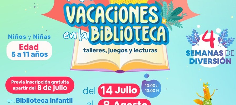 Mis vacaciones en la biblioteca