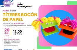Imagen muestra de la actividad Títeres bocón de papel