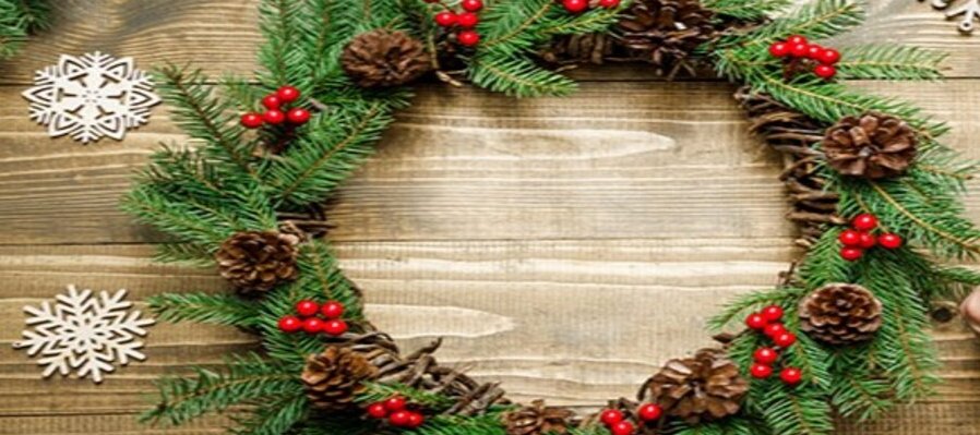 Representación de los ornamentos navideños