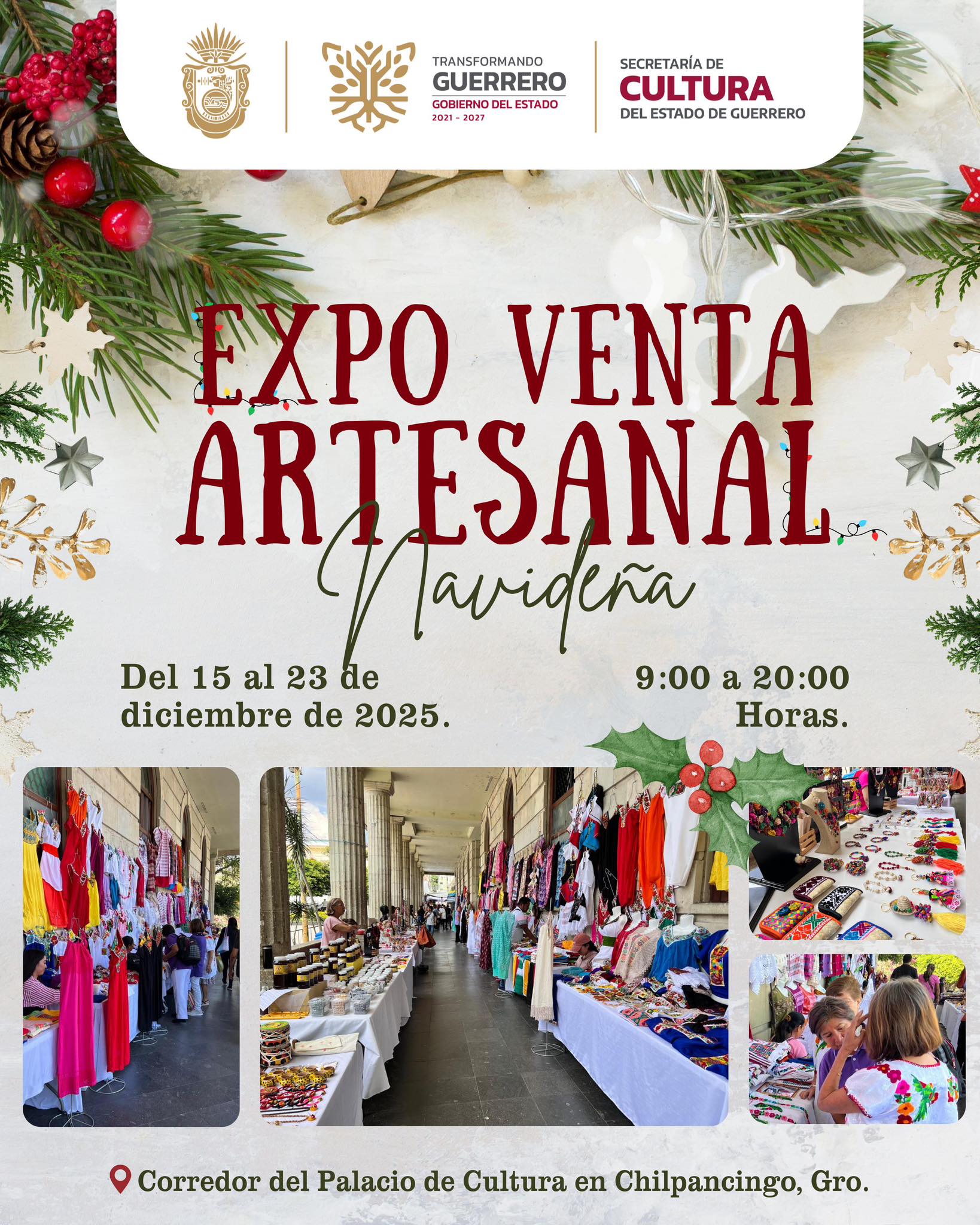 Imagen muestra de la actividad Expo venta artesanal navideña