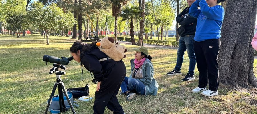 Observación de aves en el Jardín Etnobotánico
