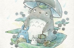 Dibuja a totoro