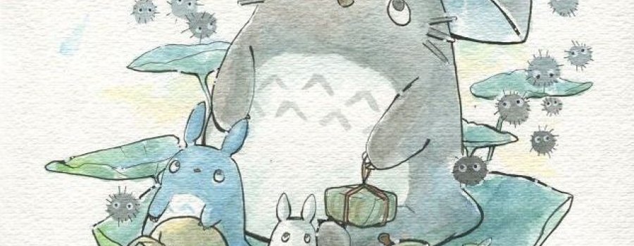 Dibuja a totoro