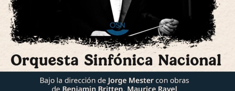 Orquesta Sinfónica Nacional. Primera temporada.
