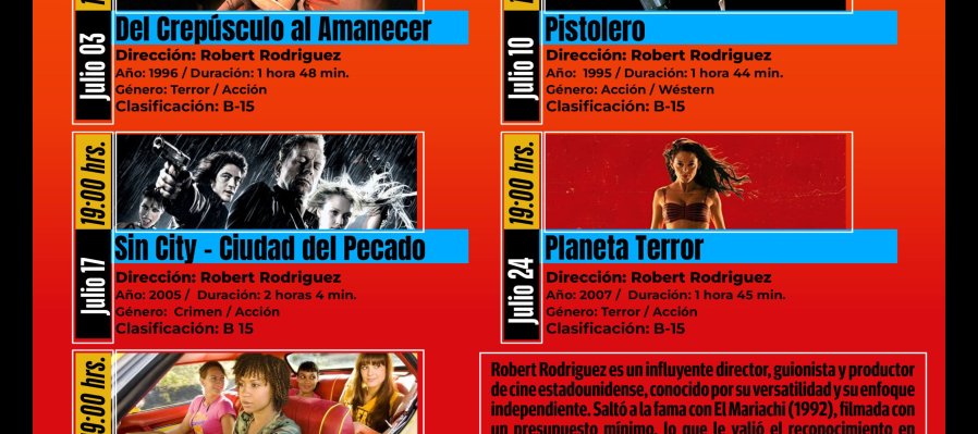 Ciclo de Cine Robert Rodriguez