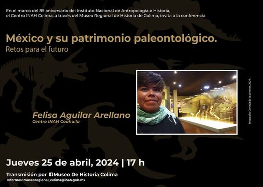 Imagen muestra de la actividad México y su patrimonio Paleontológico: Retos para el futuro