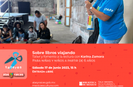 Imagen muestra de la actividad: Sobre libros viajando