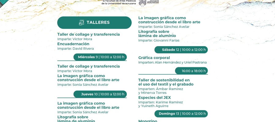 Talleres en el Encuentro de Gráfica Trazos Comunes 2024