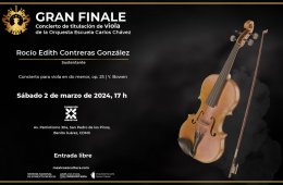 Imagen muestra de la actividad: Gran Finale | Examen de titulación de viola de la Orquesta Escuela Carlos Chávez